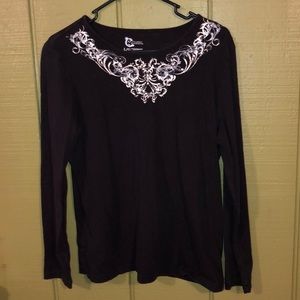 Classic Elements Long Sleeve Cotton Shirt Size L